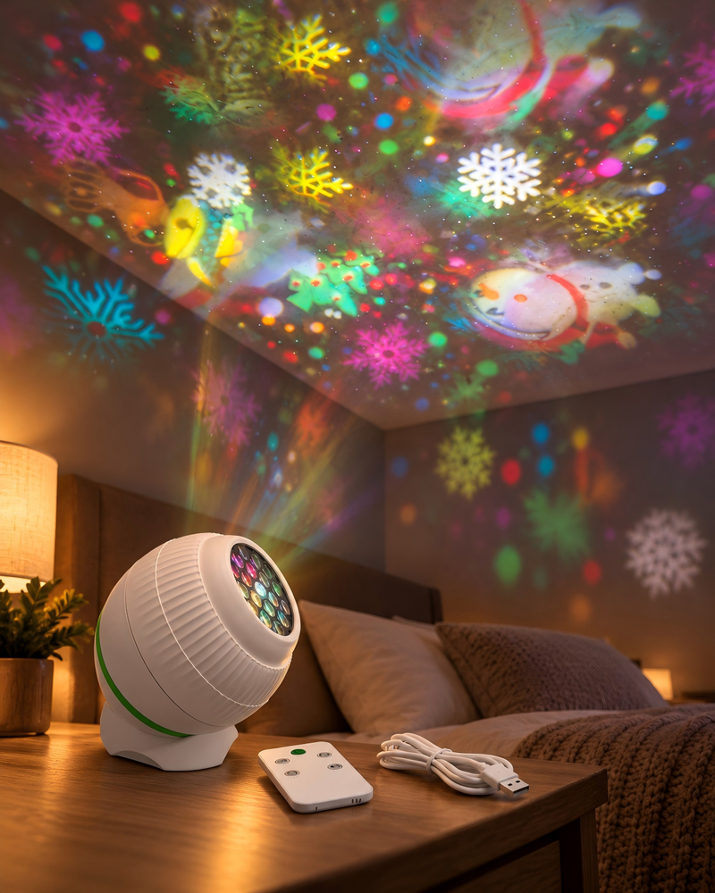 Proiector LED Q13 – efect de proiecție colorată